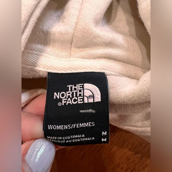 The North Face Gardenia White Never Stop Exploring Hoodie Women’s M Cozy Fleece - Picture 5 of 8
